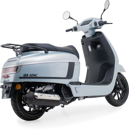 Motorroller QS125 C Silber 125ccm Euro 5