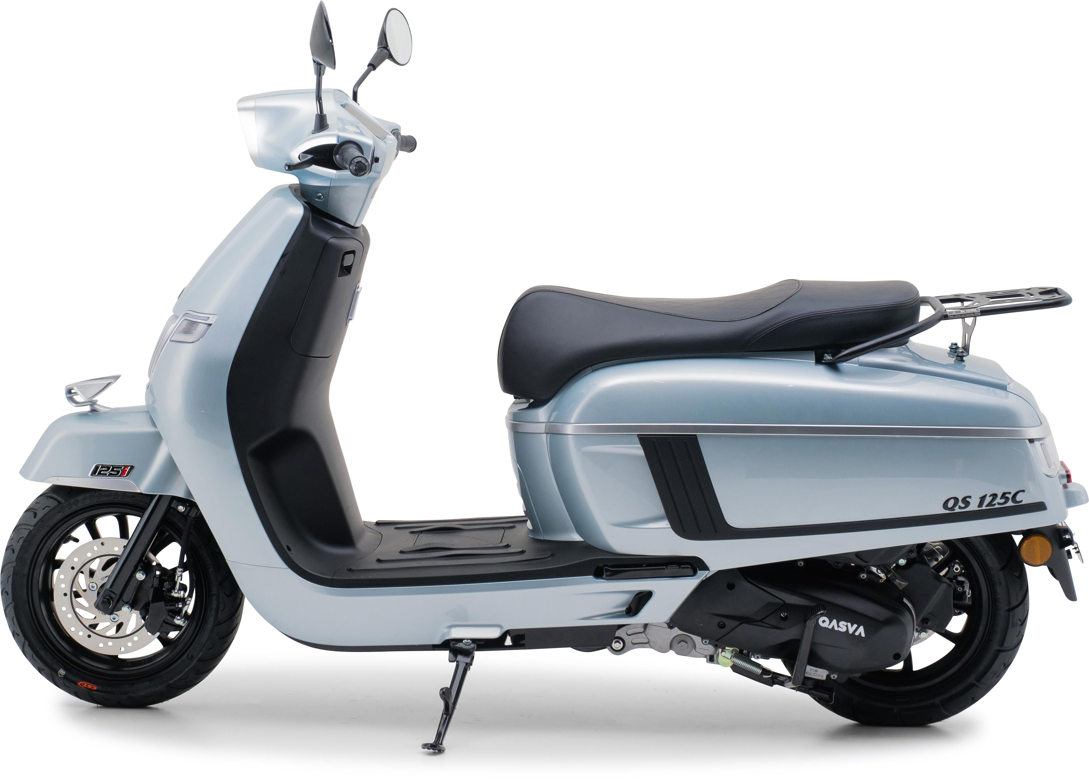 Motorroller QS125 C Silber 125ccm Euro 5