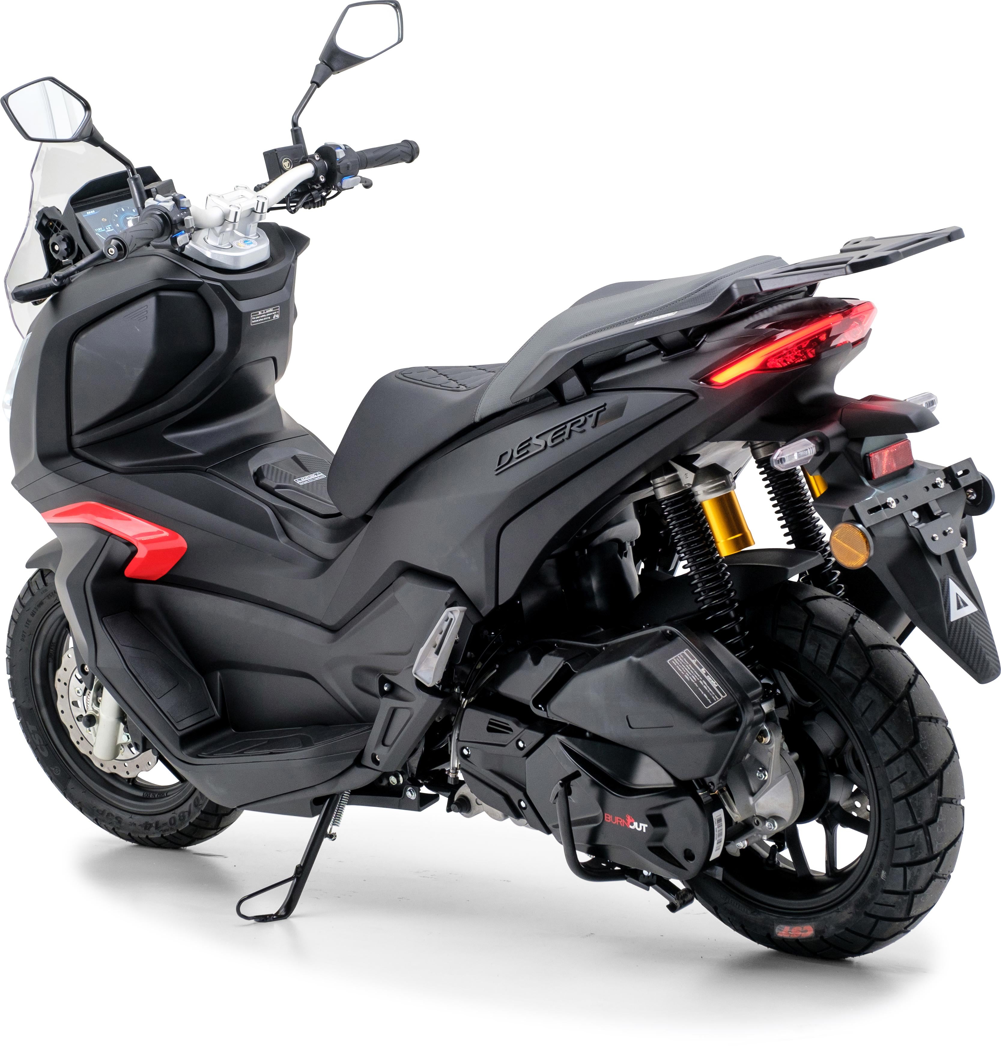 Motorroller QS125 ADV Mattschwarz 125ccm Euro 5