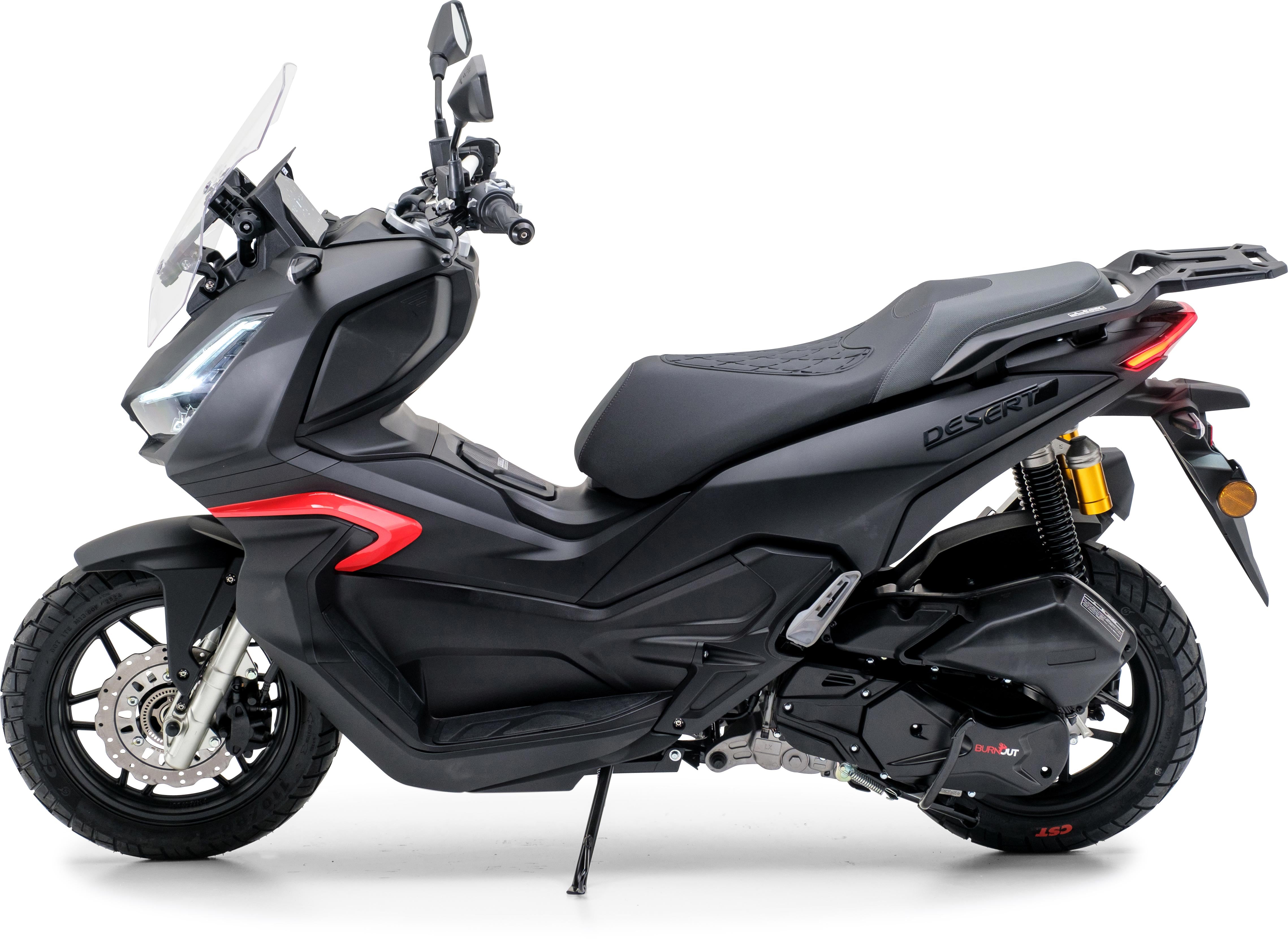 Motorroller QS125 ADV Mattschwarz 125ccm Euro 5