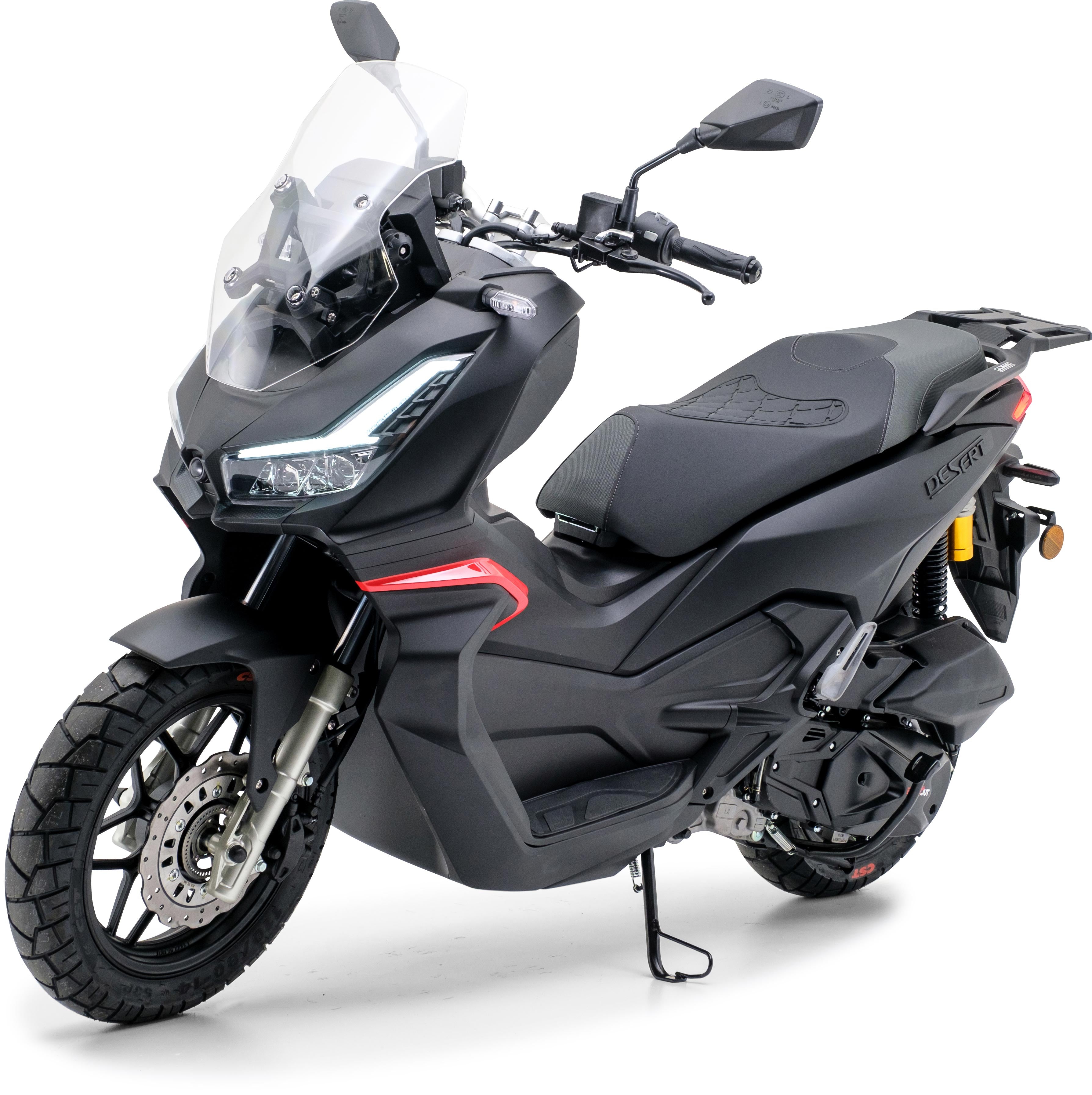 Motorroller QS125 ADV Mattschwarz 125ccm Euro 5