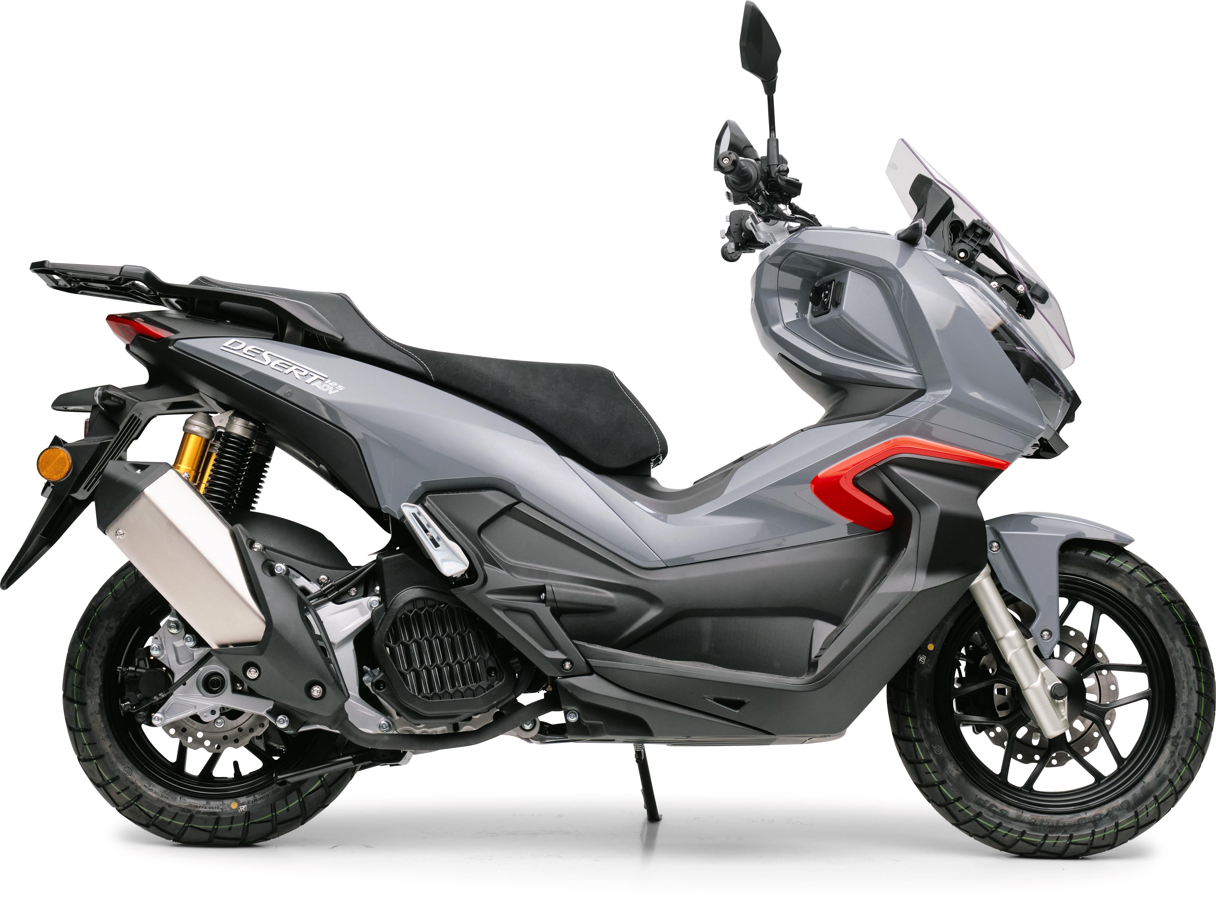 Motorroller QS125 ADV Grau 125ccm Euro 5