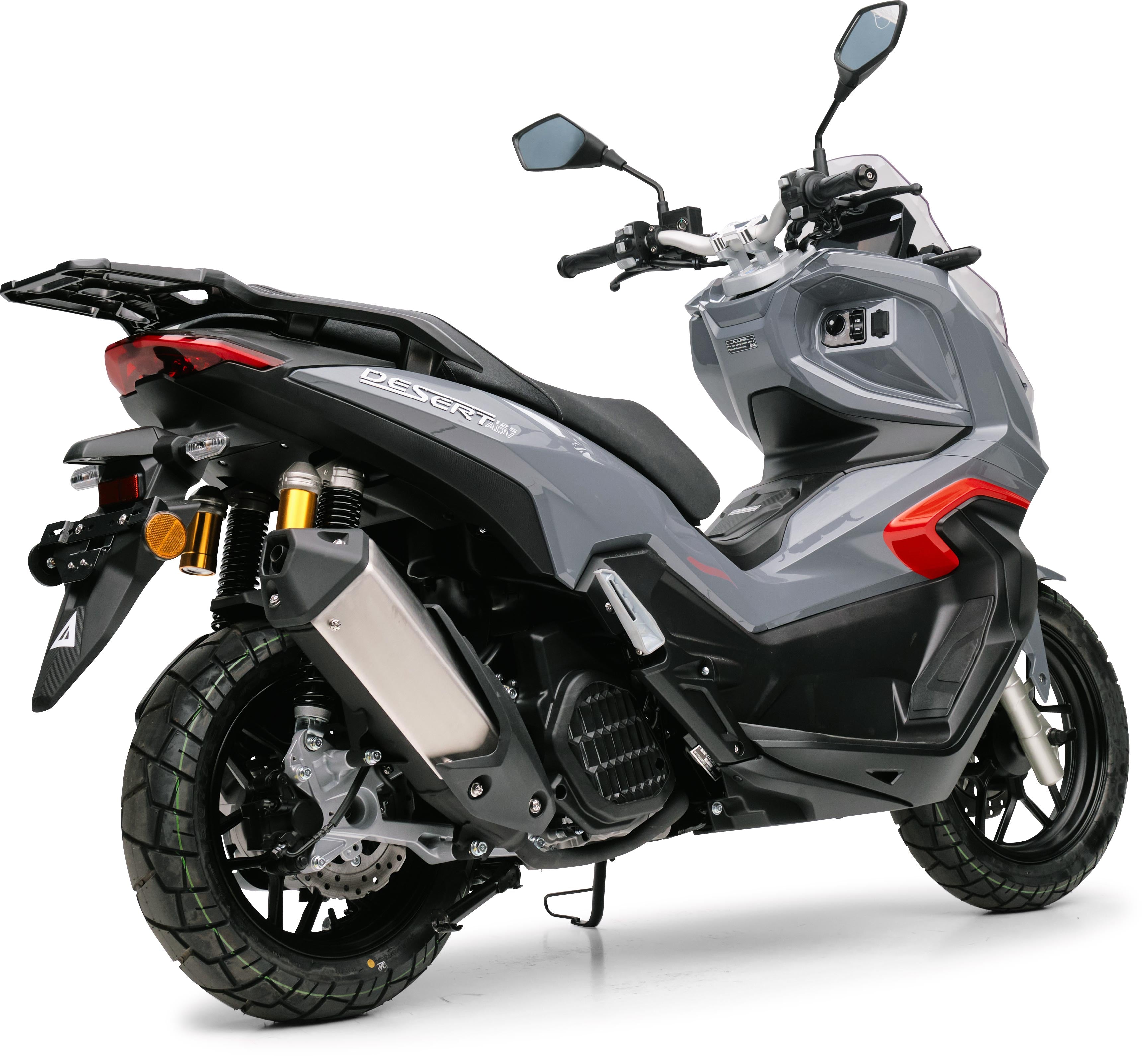 Motorroller QS125 ADV Grau 125ccm Euro 5