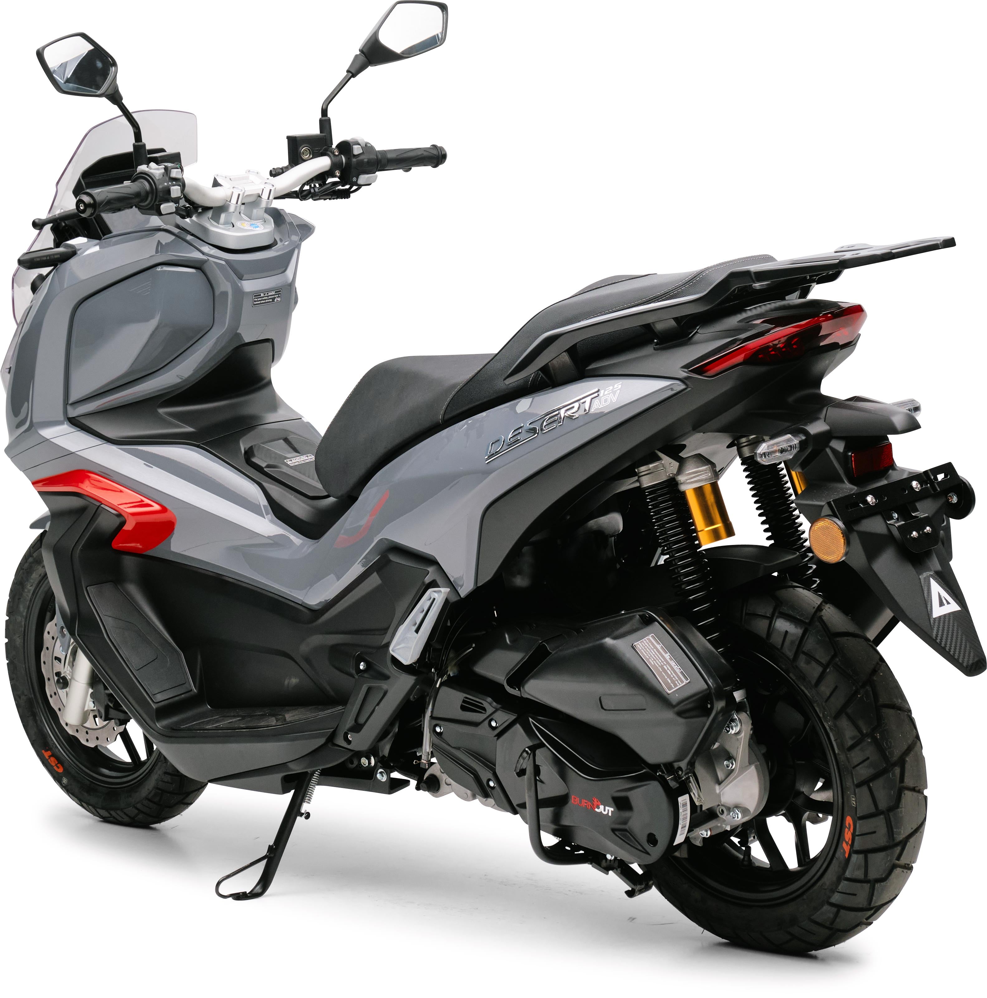 Motorroller QS125 ADV Grau 125ccm Euro 5