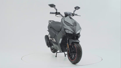 Motorroller BAD s Grau 50ccm