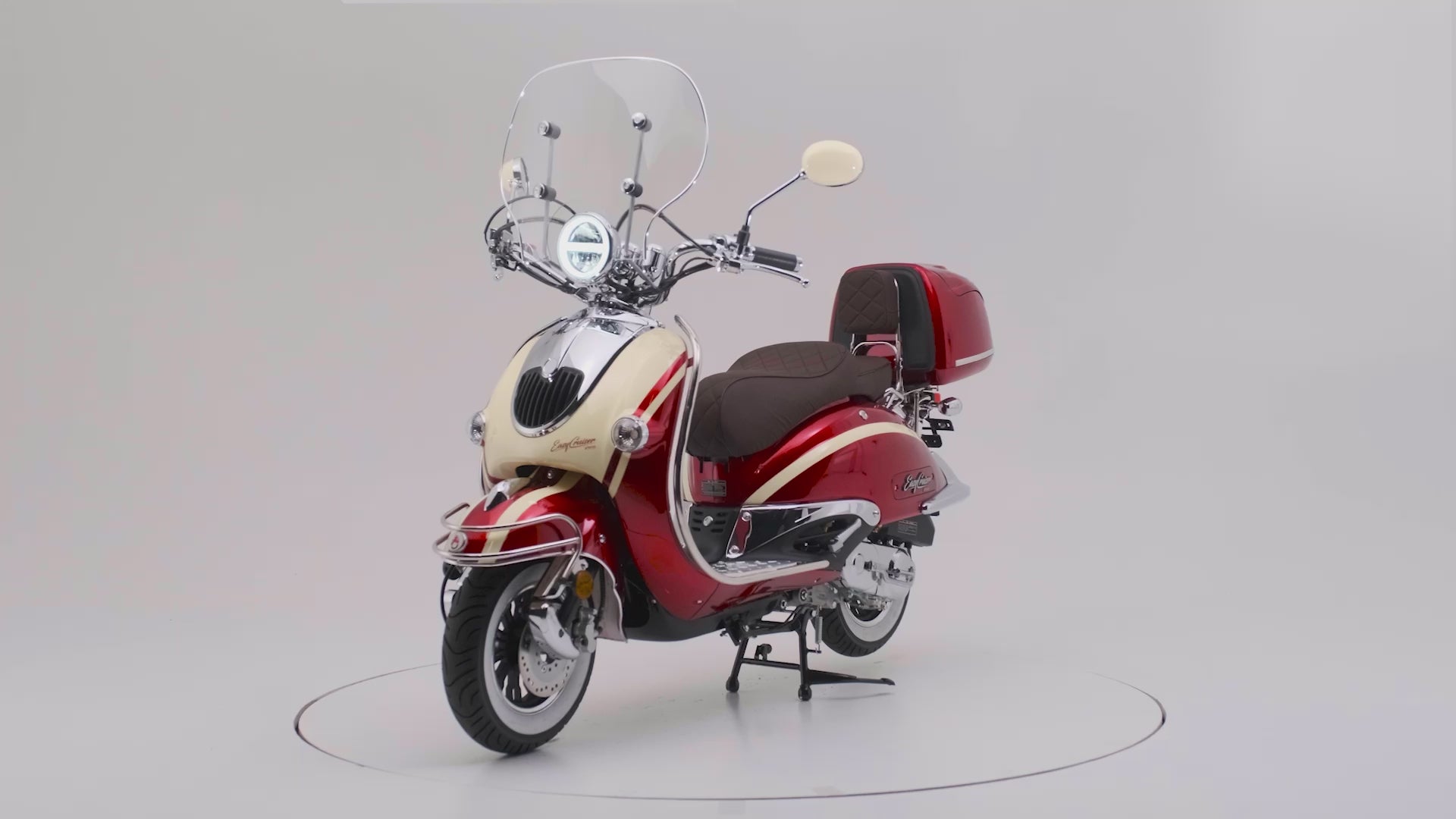 Retro Motorroller EasyCruiser Artemis Braun Beige 50ccm