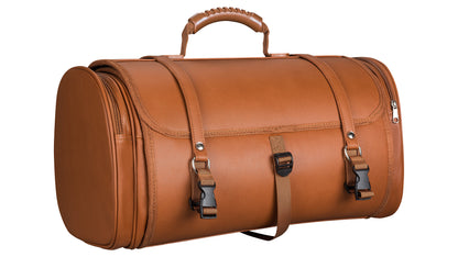 Retro Tasche Lederoptik Größe L Braun