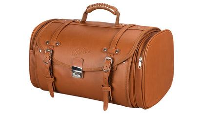 Retro Tasche Lederoptik Größe L Braun