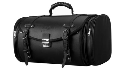Retro Tasche Lederoptik Größe L Schwarz