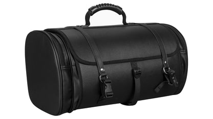 Retro Tasche Lederoptik Größe L Schwarz