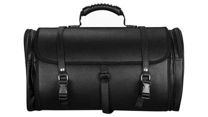 Retro Tasche Lederoptik Größe L Schwarz