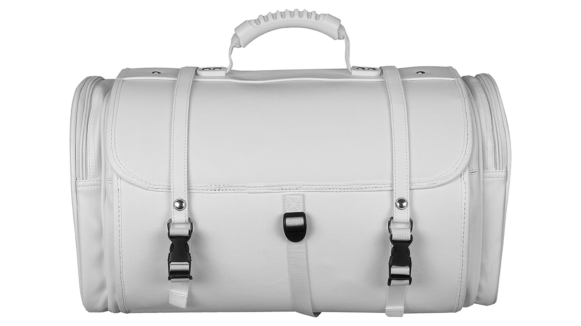 Retro Tasche Lederoptik Größe L Weiß (B-Ware)