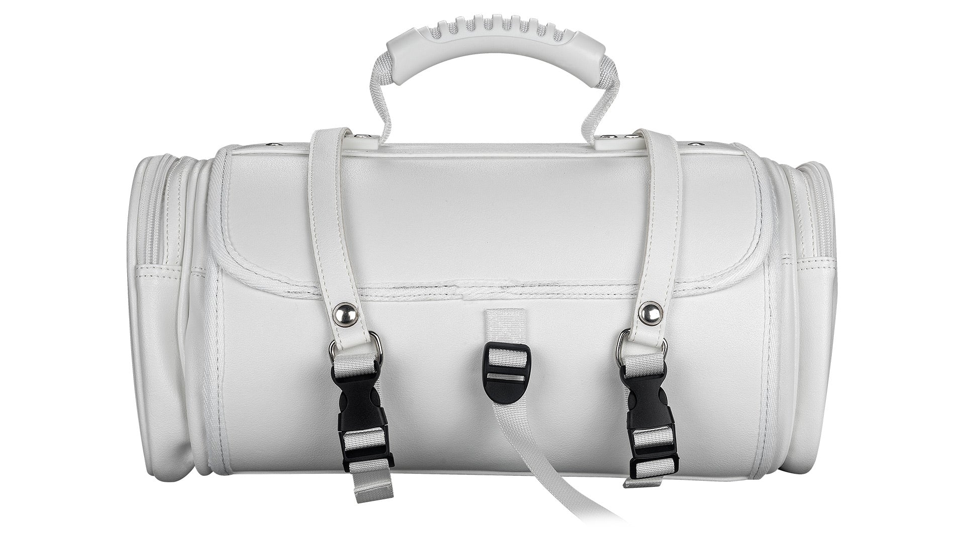 Retro Tasche Lederoptik Größe M Weiß (B-Ware)