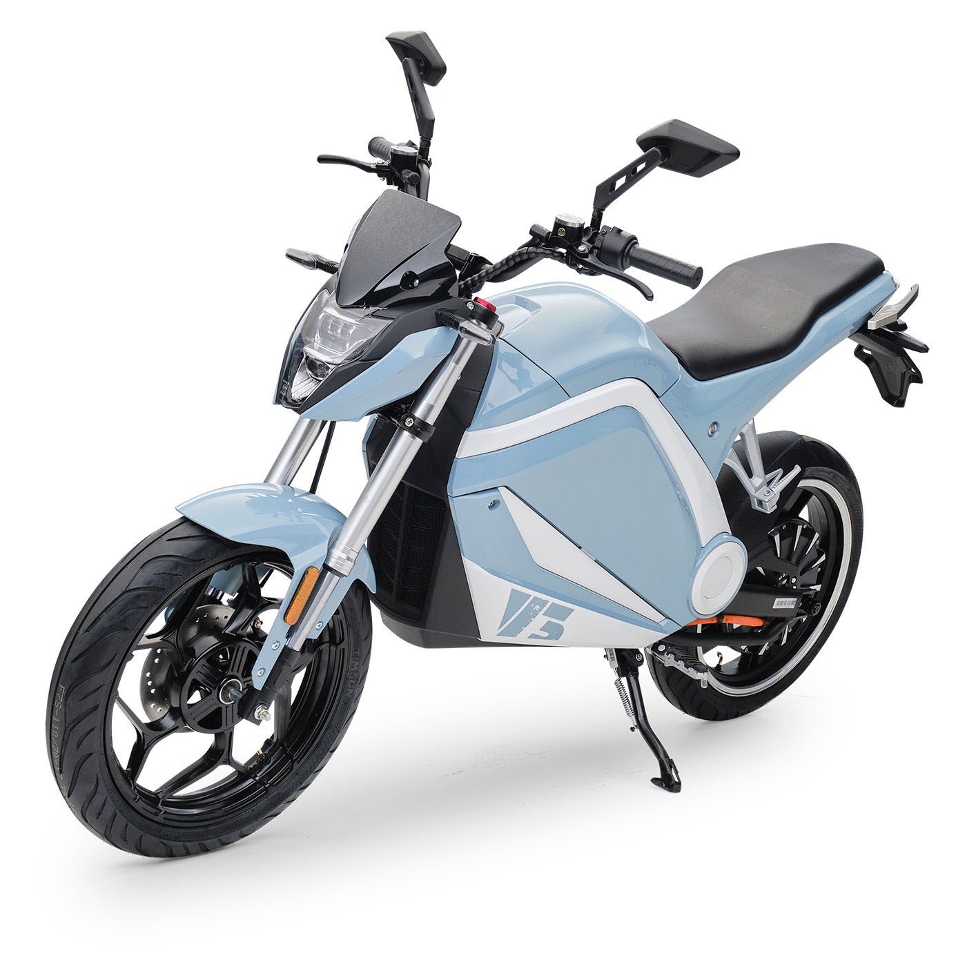 Elektro Motorroller V3 Hellblau 3000 Watt 45 km/h