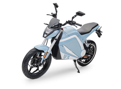 Elektro Motorroller V3 Hellblau 3000 Watt 45 km/h