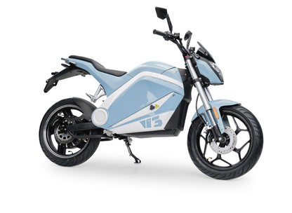 Elektro Motorroller V3 Hellblau 3000 Watt 45 km/h