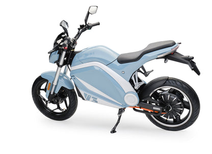 Elektro Motorroller V3 Hellblau 3000 Watt 45 km/h