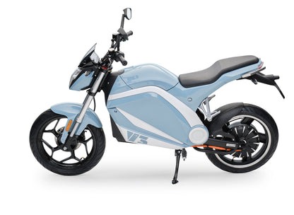 Elektro Motorroller V3 Hellblau 3000 Watt 45 km/h